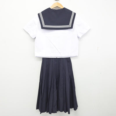 【中古】愛知県 半田高等学校 女子制服 2点 (セーラー服・スカート) sf091721