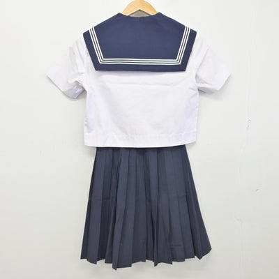 【中古】愛知県 半田高等学校 女子制服 2点 (セーラー服・スカート) sf091722