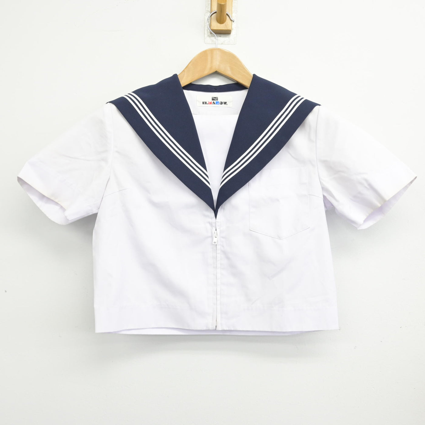 【中古】愛知県 半田高等学校 女子制服 2点 (セーラー服・スカート) sf091722