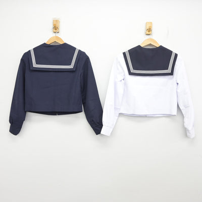 【中古】愛知県 半田高等学校 女子制服 2点 (セーラー服) sf091723