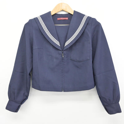 【中古】愛知県 半田高等学校 女子制服 2点 (セーラー服) sf091723