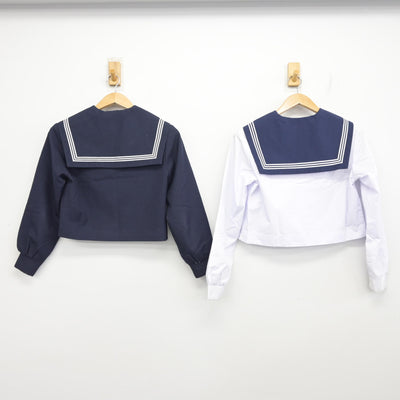 【中古】愛知県 半田高等学校 女子制服 2点 (セーラー服・セーラー服) sf091724