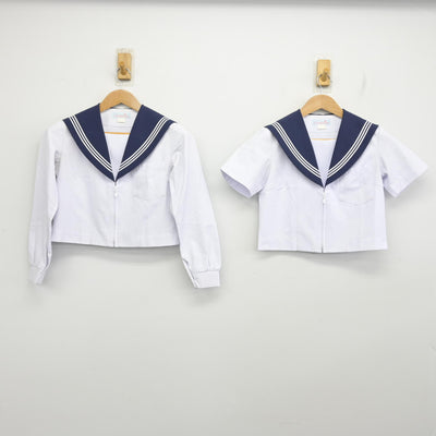 【中古】愛知県 半田高等学校 女子制服 2点 (セーラー服) sf091725