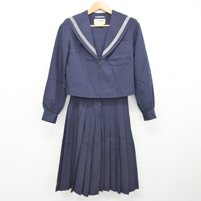 【中古】愛知県 半田高等学校 女子制服 2点 (セーラー服・スカート) sf091727