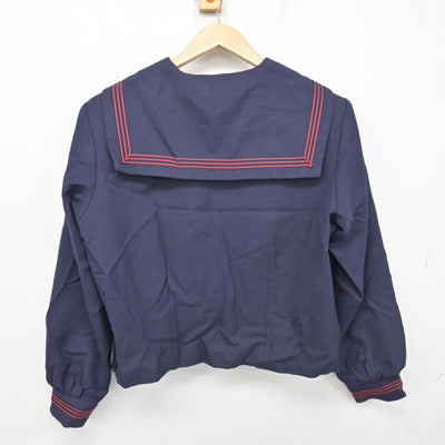 【中古】茨城県 明野中学校 女子制服 3点 (セーラー服・スカート) sf091753