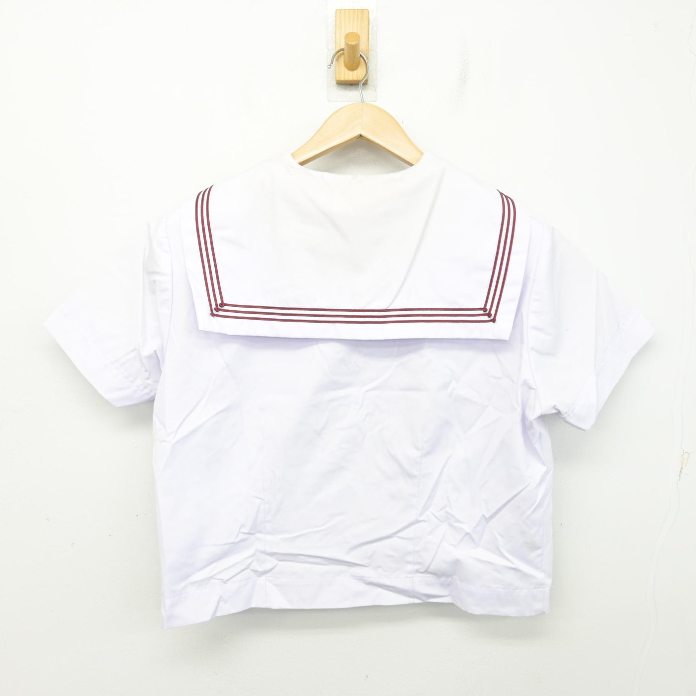 【中古】茨城県 明野中学校 女子制服 3点 (セーラー服・スカート) sf091754