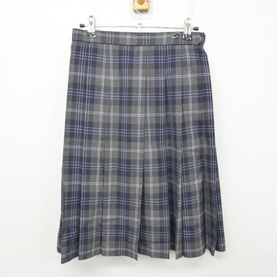 【中古】石川県 金沢錦丘中学校 女子制服 4点 (シャツ・スカート) sf091756