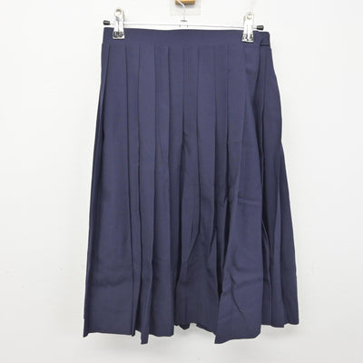 【中古】群馬県 大類中学校 女子制服 2点 (シャツ・スカート) sf091767