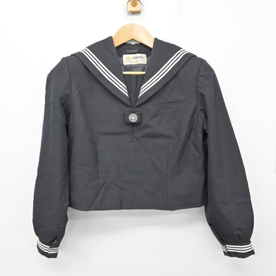 【中古】埼玉県 昭和中学校 女子制服 2点 (セーラー服・ジャンパースカート) sf091773