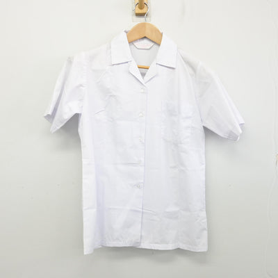 【中古】福岡県 福岡市内中学標準服 女子制服 2点 (シャツ・スカート) sf091778