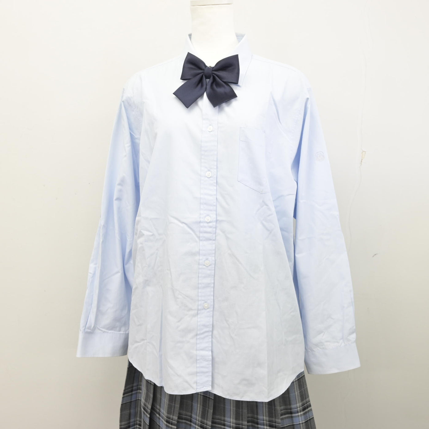【中古】広島県 進徳女子高等学校 女子制服 5点 (ブレザー・シャツ・スカート) sf091781