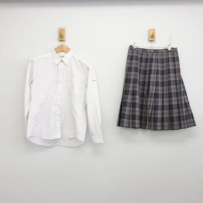 【中古】北海道 札幌光星中学校・高等学校 女子制服 5点 (ブレザー・シャツ・スカート) sf091789