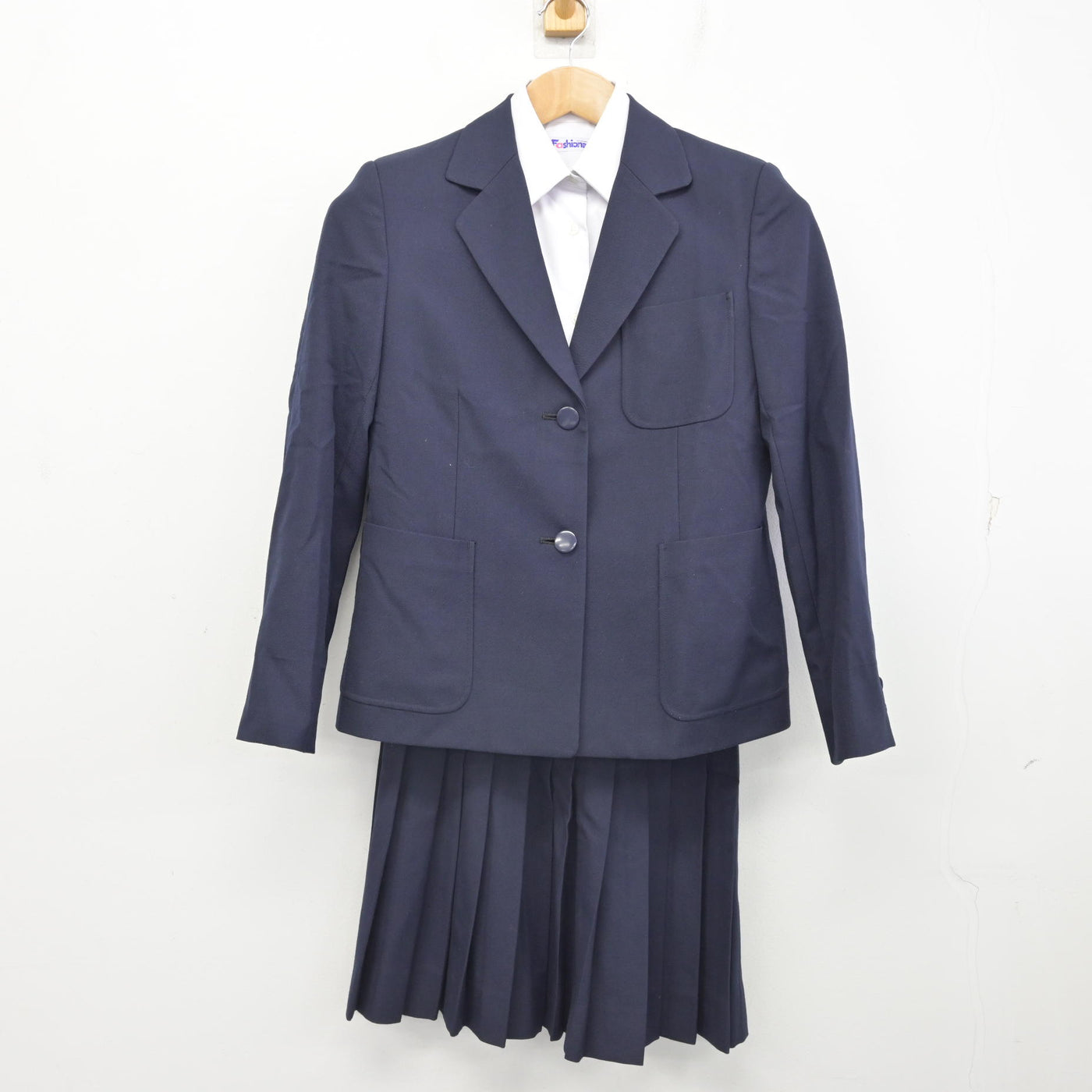 【中古】神奈川県 上溝南中学校 女子制服 3点 (ブレザー・シャツ・スカート) sf091797
