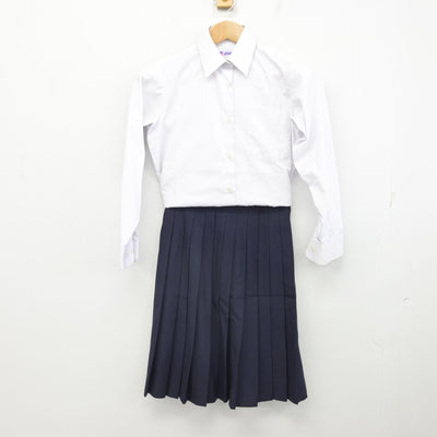 【中古】神奈川県 上溝南中学校 女子制服 3点 (ブレザー・シャツ・スカート) sf091797