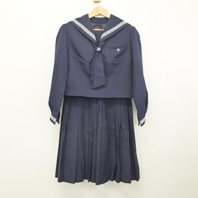 【中古】千葉県 光ケ丘中学校 女子制服 4点 (セーラー服・スカート) sf091805