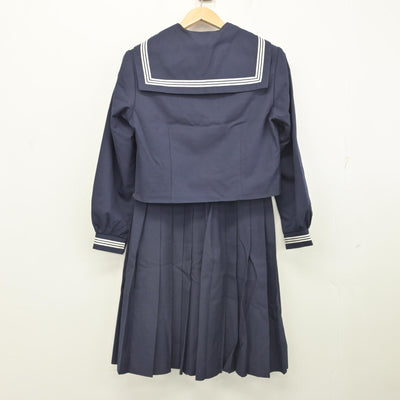【中古】千葉県 光ケ丘中学校 女子制服 4点 (セーラー服・スカート) sf091805