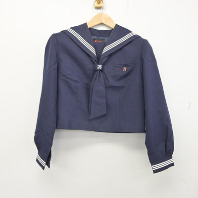 【中古】千葉県 光ケ丘中学校 女子制服 4点 (セーラー服・スカート) sf091805