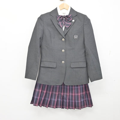 【中古】埼玉県 秋草学園高等学校 女子制服 5点 (ブレザー・シャツ・スカート) sf091811