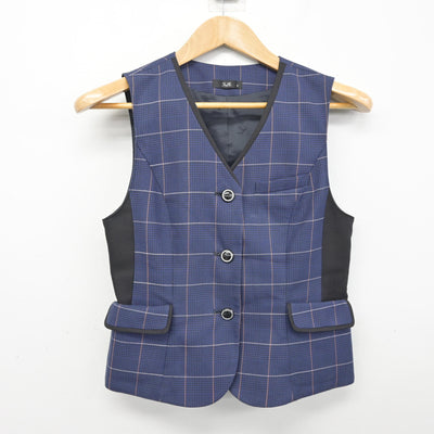 【中古】 事務服 女子制服 2点 (ベスト・スカート) sf091826