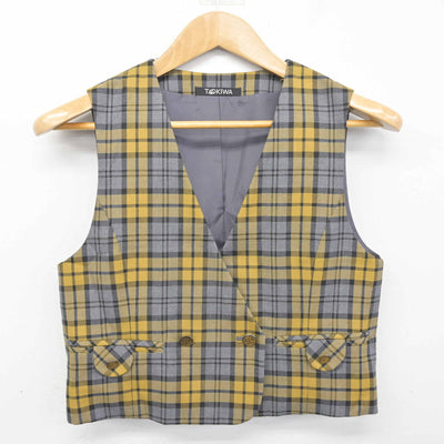 【中古】大分県 原川中学校 女子制服 4点 (ベスト・シャツ・スカート) sf091844