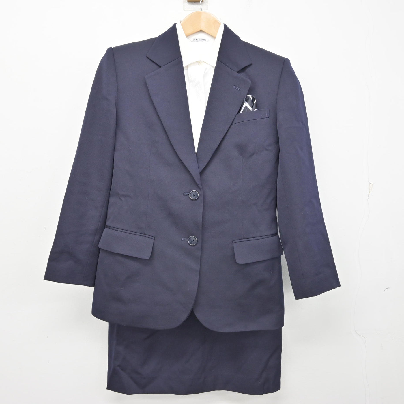 【中古】広島県 安田女子大学 女子制服 4点 (ブレザー・シャツ・スカート) sf091855