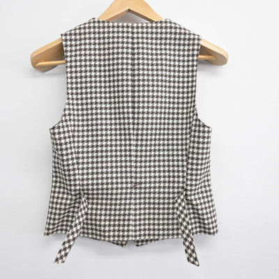【中古】 事務服 女子制服 3点 (ベスト・スカート) sf091872