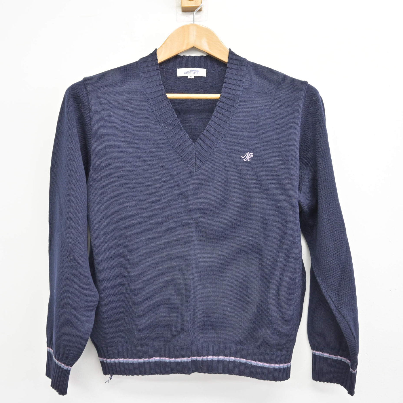 【中古】千葉県 成田高等学校・成田高等学校付属中学校 女子制服 2点 (ニット・ニットベスト) sf091874