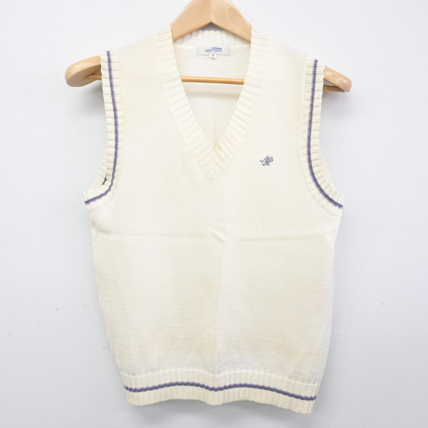 【中古】千葉県 成田高等学校・成田高等学校付属中学校 女子制服 2点 (ニット・ニットベスト) sf091874