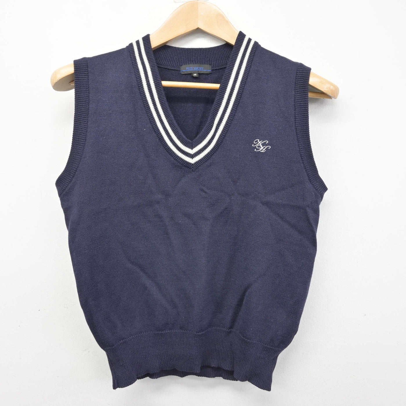 【中古】北海道 北海道北広島高等学校 女子制服 3点 (ニット・ニットベスト) sf091888