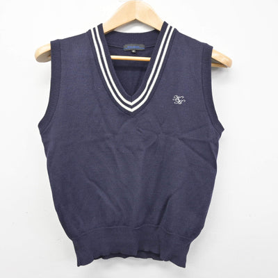 【中古】北海道 北海道北広島高等学校 女子制服 3点 (ニット・ニットベスト) sf091888