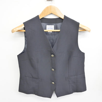 【中古】埼玉県 滑川総合高等学校 女子制服 2点 (ベスト・スカート) sf091906