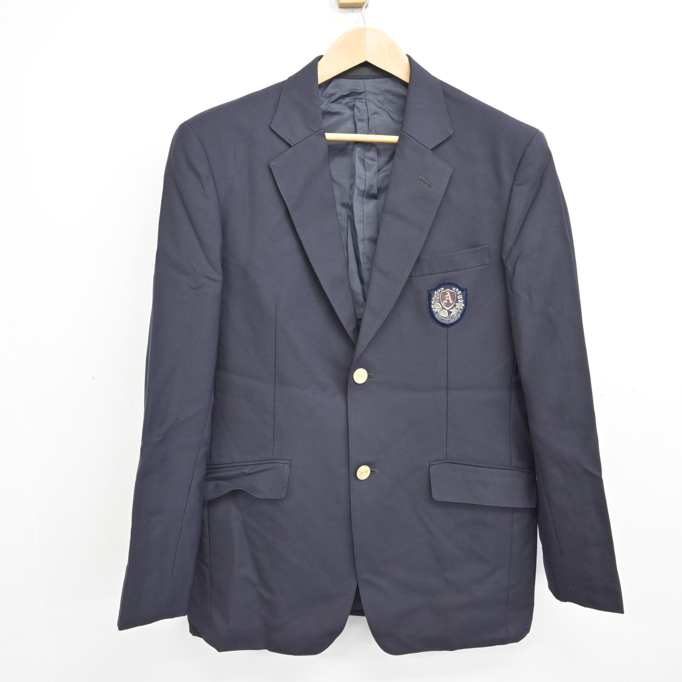 【中古】愛知県 愛知中学校・愛知高等学校 男子制服 3点 (ブレザー・シャツ) sf091909