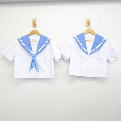 【中古】愛知県 みよし市立北中学校 女子制服 4点 (セーラー服・スカート) sf091911