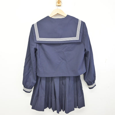 【中古】山形県 鳥海八幡中学校 女子制服 3点 (セーラー服・スカート) sf091916