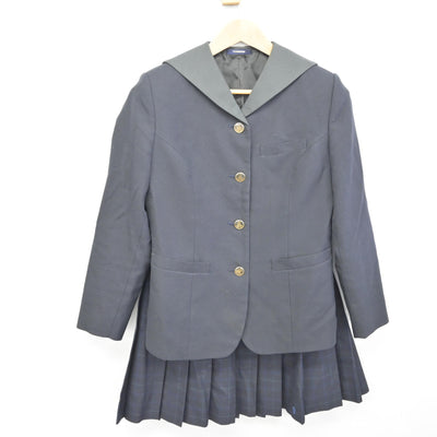 【中古】山形県 酒田南高等学校 女子制服 2点 (ブレザー・スカート) sf091918