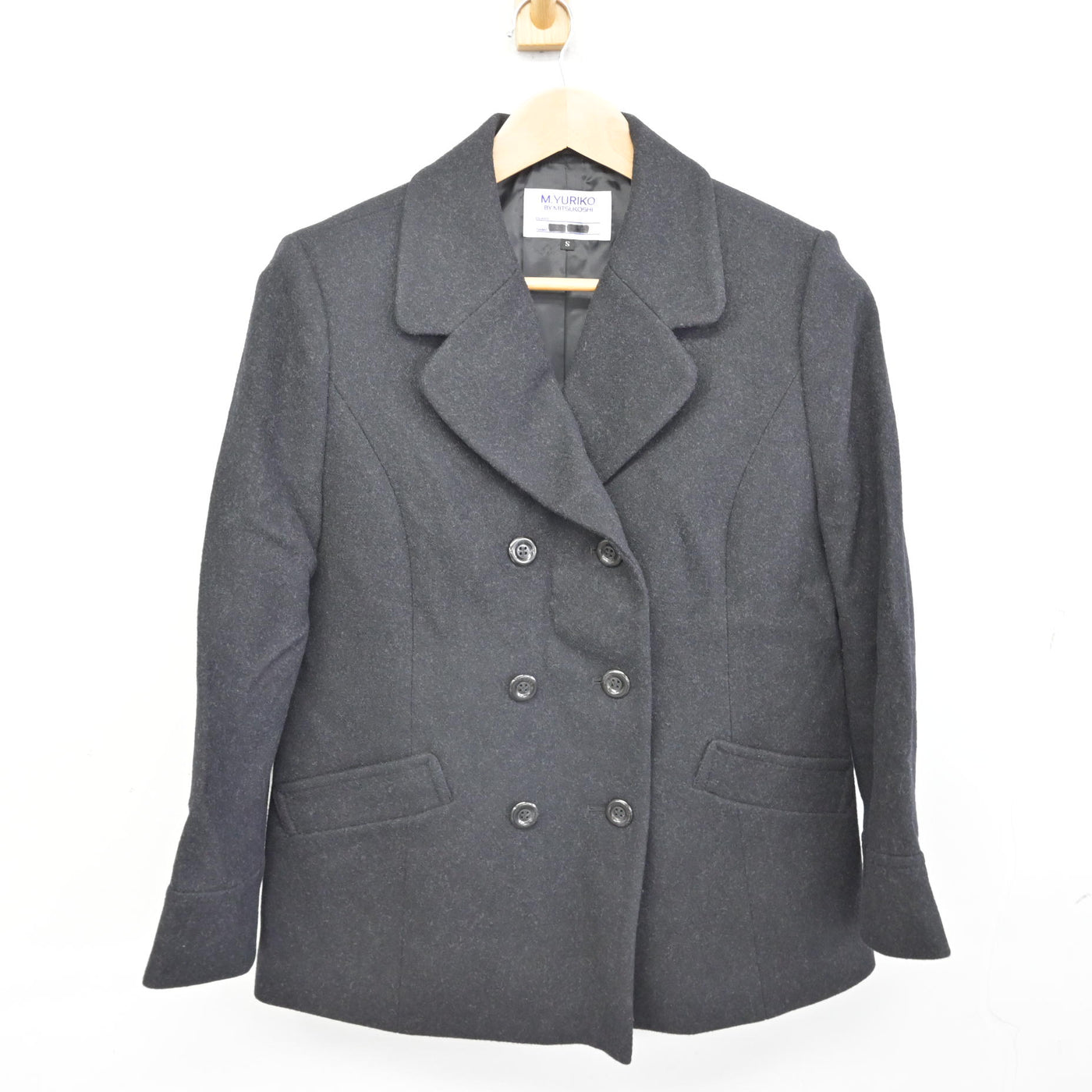 【中古】神奈川県 鎌倉女子大学中等部・高等部 女子制服 1点 (コート) sf091924