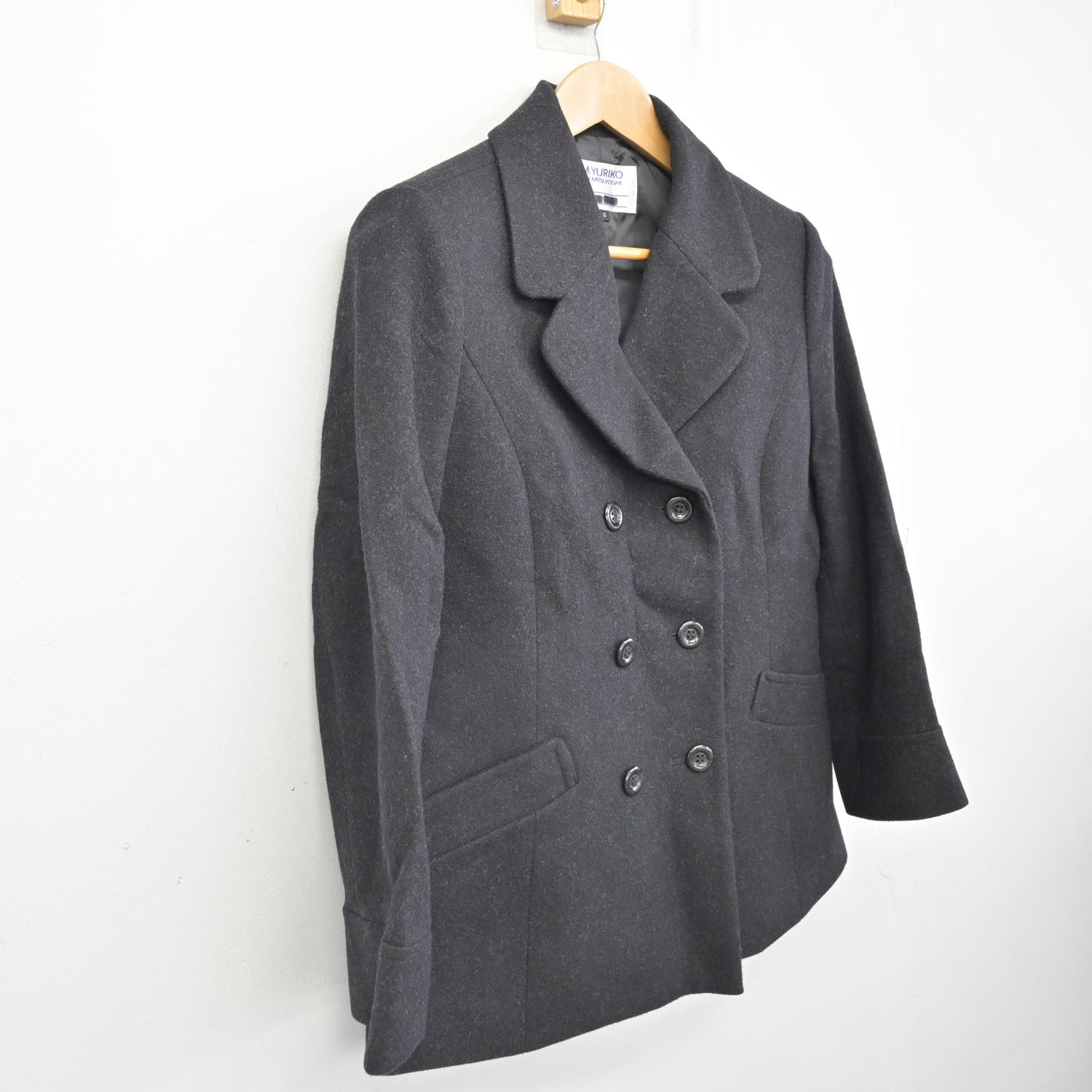 【中古】神奈川県 鎌倉女子大学中等部・高等部 女子制服 1点 (コート) sf091924