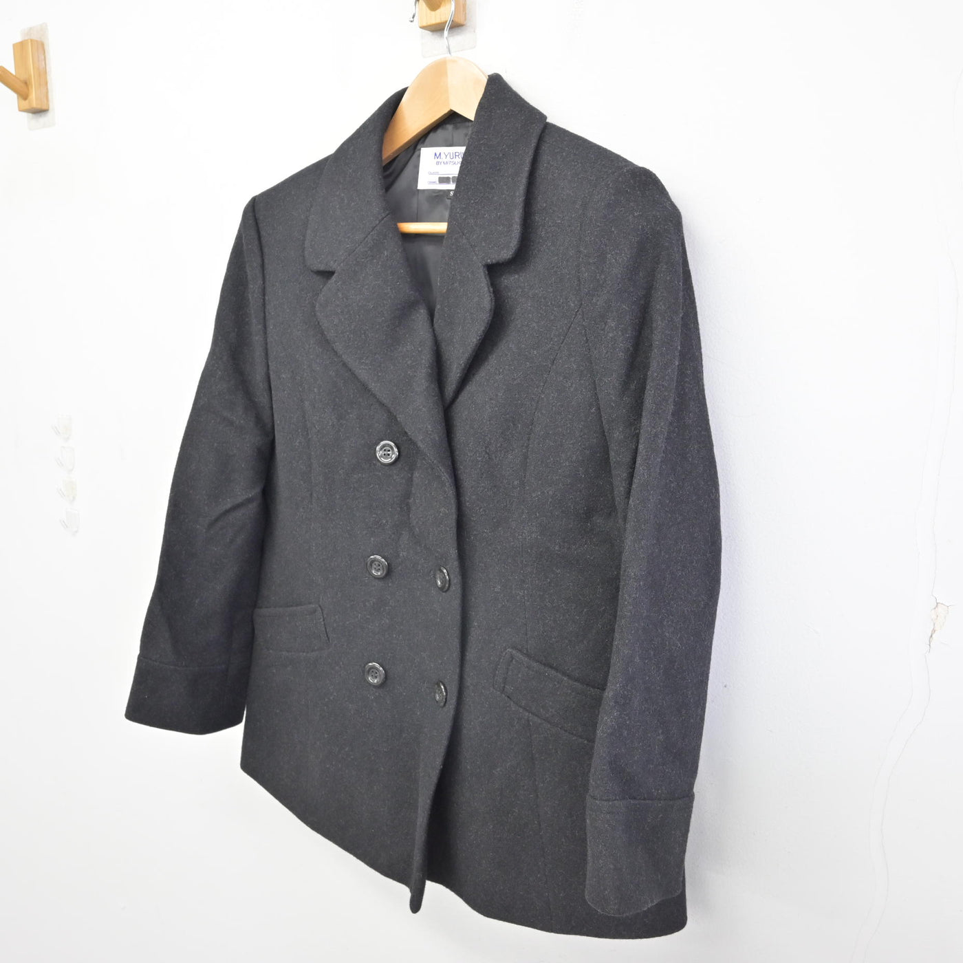 【中古】神奈川県 鎌倉女子大学中等部・高等部 女子制服 1点 (コート) sf091924