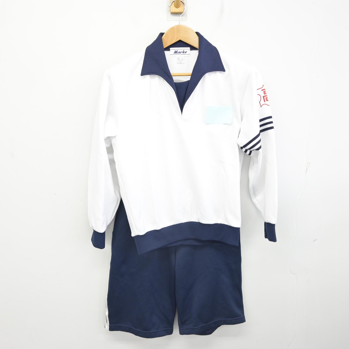 【中古】愛知県 木曽川高等学校 女子制服 3点 (ジャージ 上・体操服 上・体操服 下) sf091928
