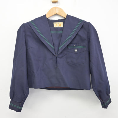 【中古】大阪府 文の里中学校 女子制服 2点 (セーラー服・スカート) sf091946