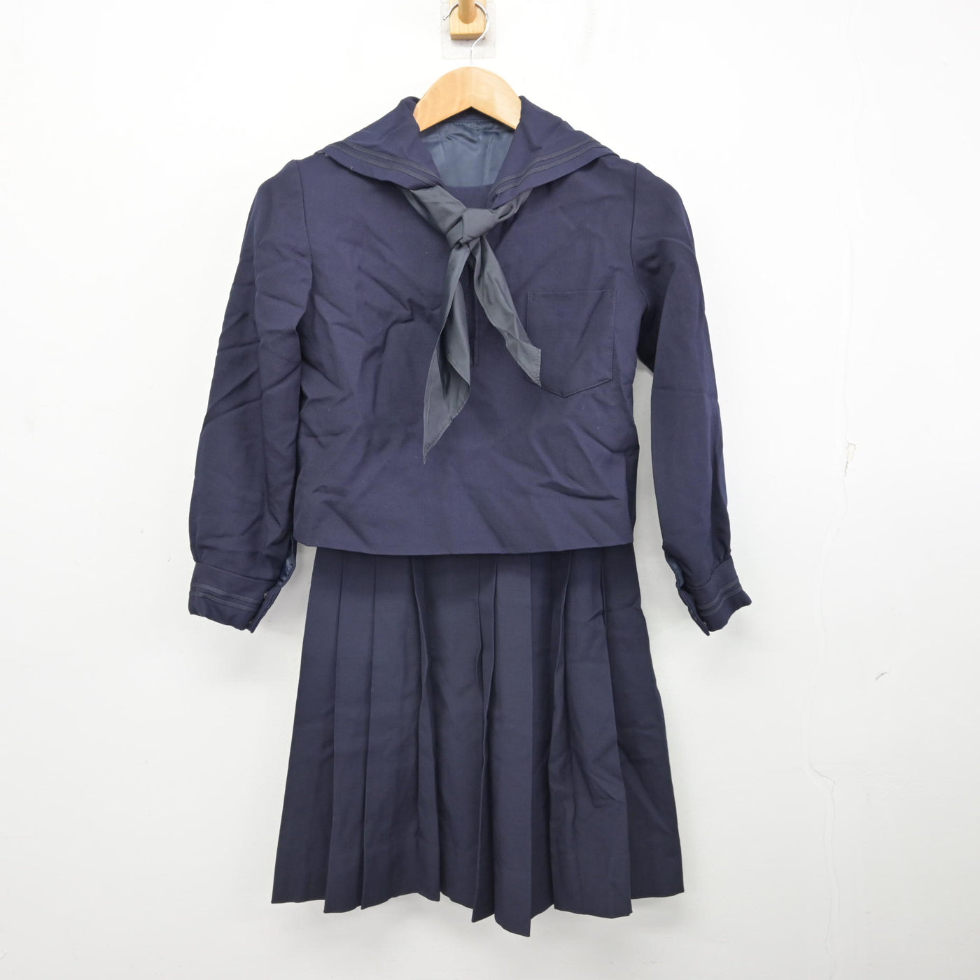 【中古】東京都 田園調布学園高等部 女子制服 3点 (セーラー服・スカート) sf091950