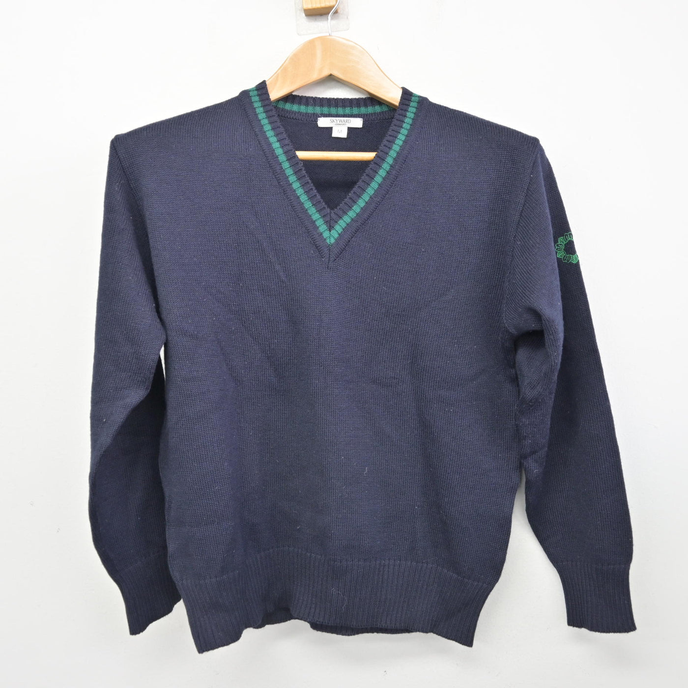 【中古】東京都 上野学園高等学校 女子制服 3点 (ニット・スカート) sf091961