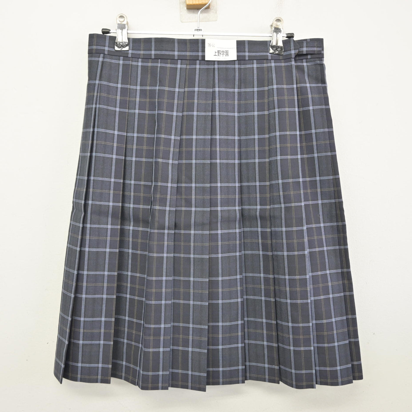 【中古】東京都 上野学園高等学校 女子制服 3点 (ニットベスト・スカート) sf091963