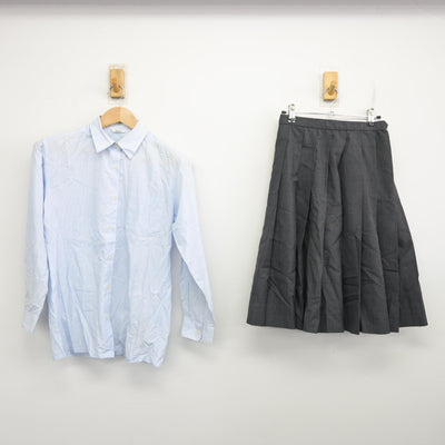 【中古】愛媛県 松山工業高等学校 女子制服 5点 (ブレザー・ニット・シャツ・スカート) sf091967