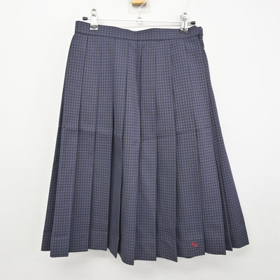 【中古】岐阜県 東濃実業高等学校 女子制服 3点 (ベスト・シャツ・スカート) sf091972