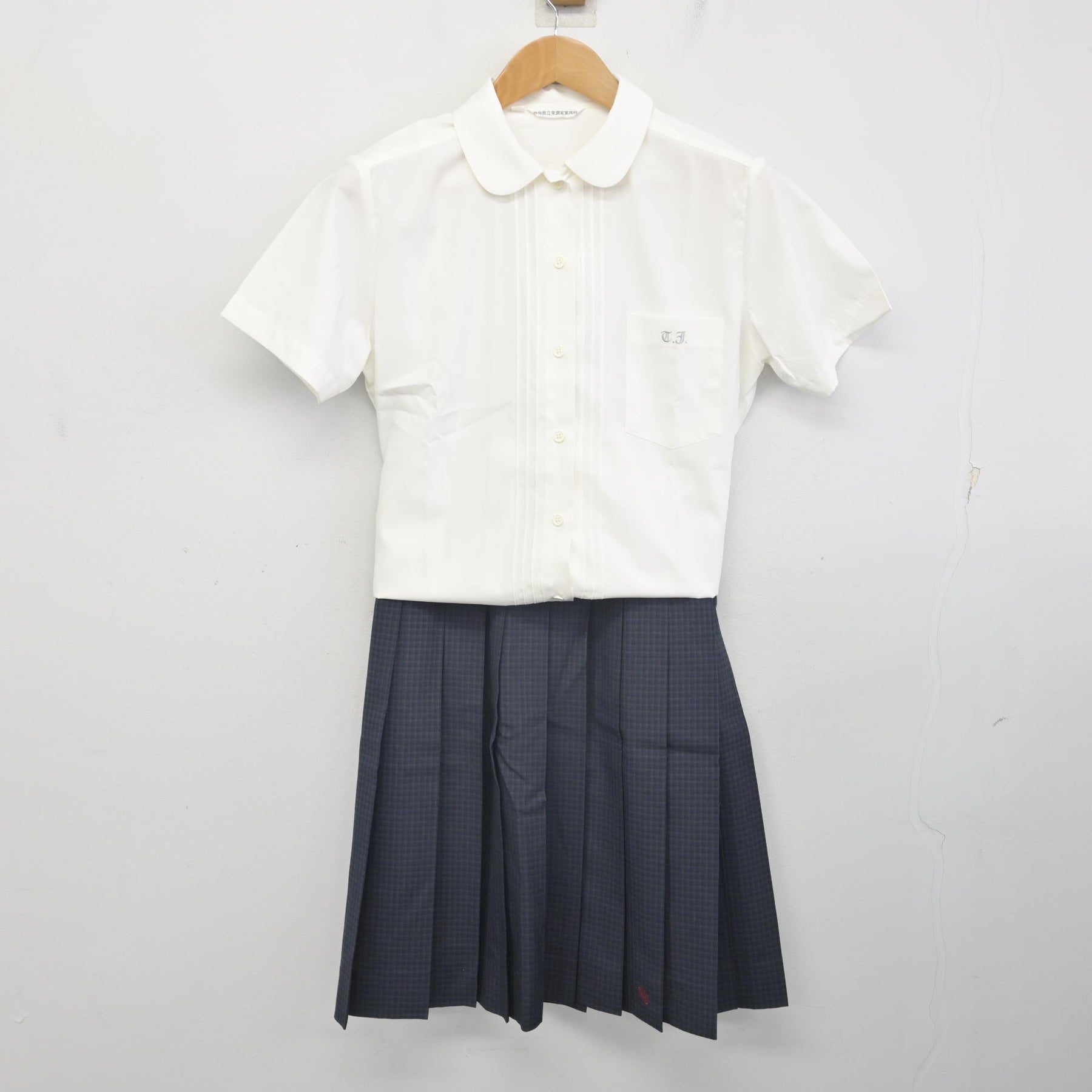 岐阜県 東濃実業高等学校 女子制服 3点 sf011702