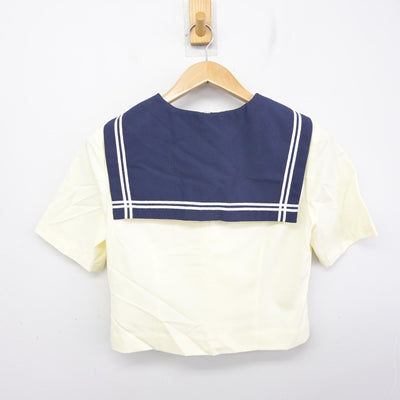 【中古】福島県 郡山商業高等学校 女子制服 2点 (セーラー服・スカート) sf091992