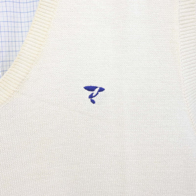 【中古】福島県 帝京安積高等学校 男子制服 3点 (ニットベスト・シャツ・ズボン) sf091994