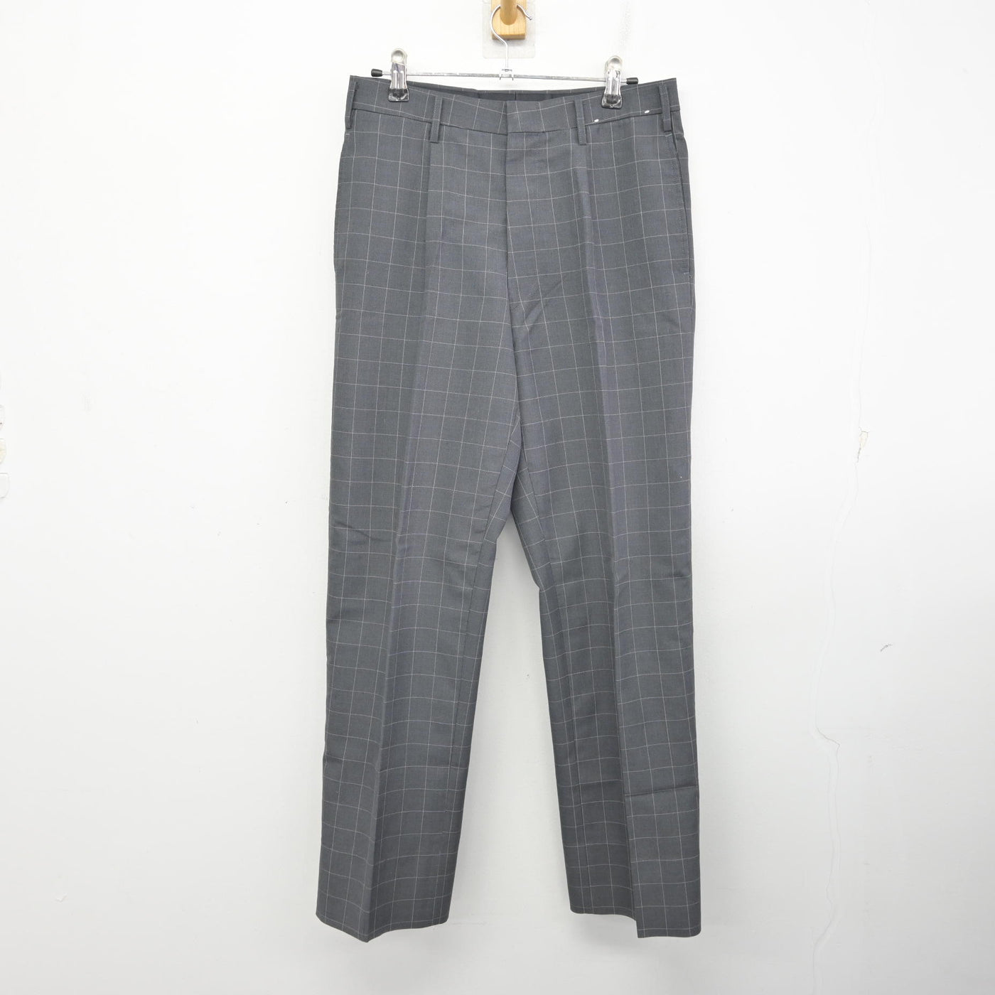 【中古】福島県 帝京安積高等学校 男子制服 3点 (ニットベスト・シャツ・ズボン) sf091994