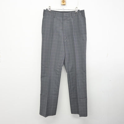 【中古】福島県 帝京安積高等学校 男子制服 3点 (ニットベスト・シャツ・ズボン) sf091994